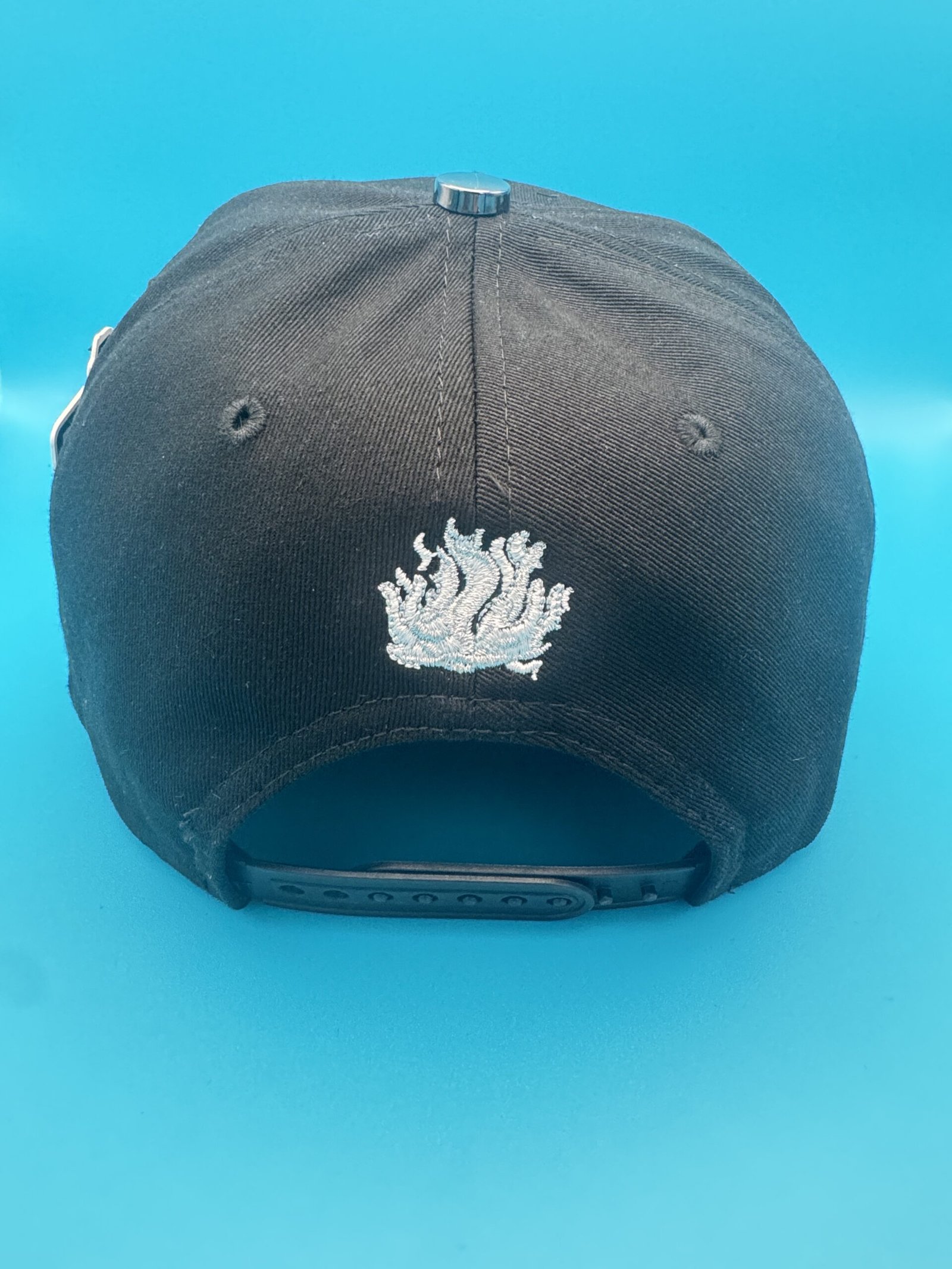 Flame Embroidered Cap - Image 3